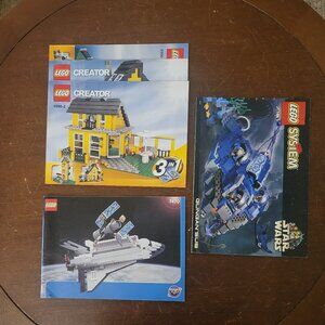 Lego Instruction Manuals (only) for Star Wars 7161; Discovery 7470; Creator 4996